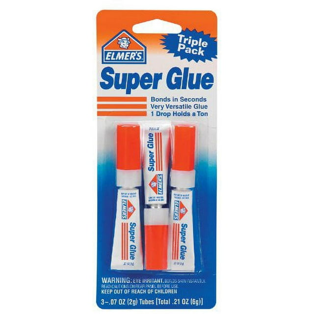 Elmer's E616 Super Glue 0.07Ounce, 3Pack (Pack of 24)
