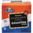 thumbnail image 1 of Elmer's, EPIE514, Washable Nontoxic Glue Sticks, 12 / Box, Purple, 1 of 2