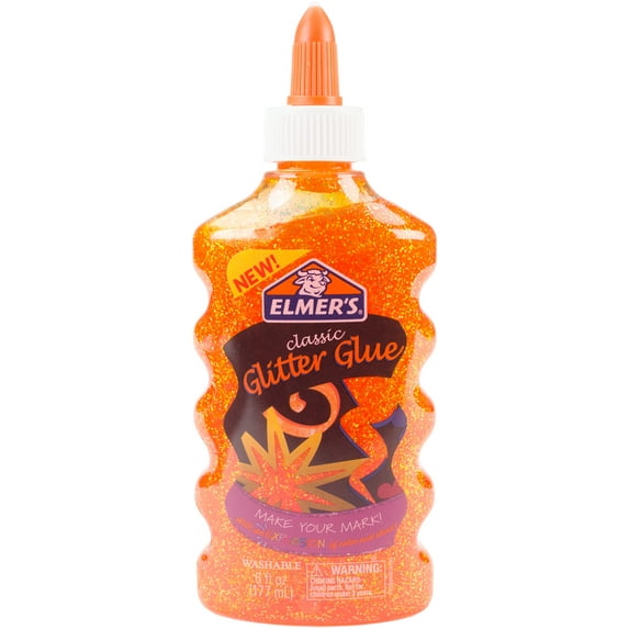 Elmer's Glitter Glue 6oz-Orange