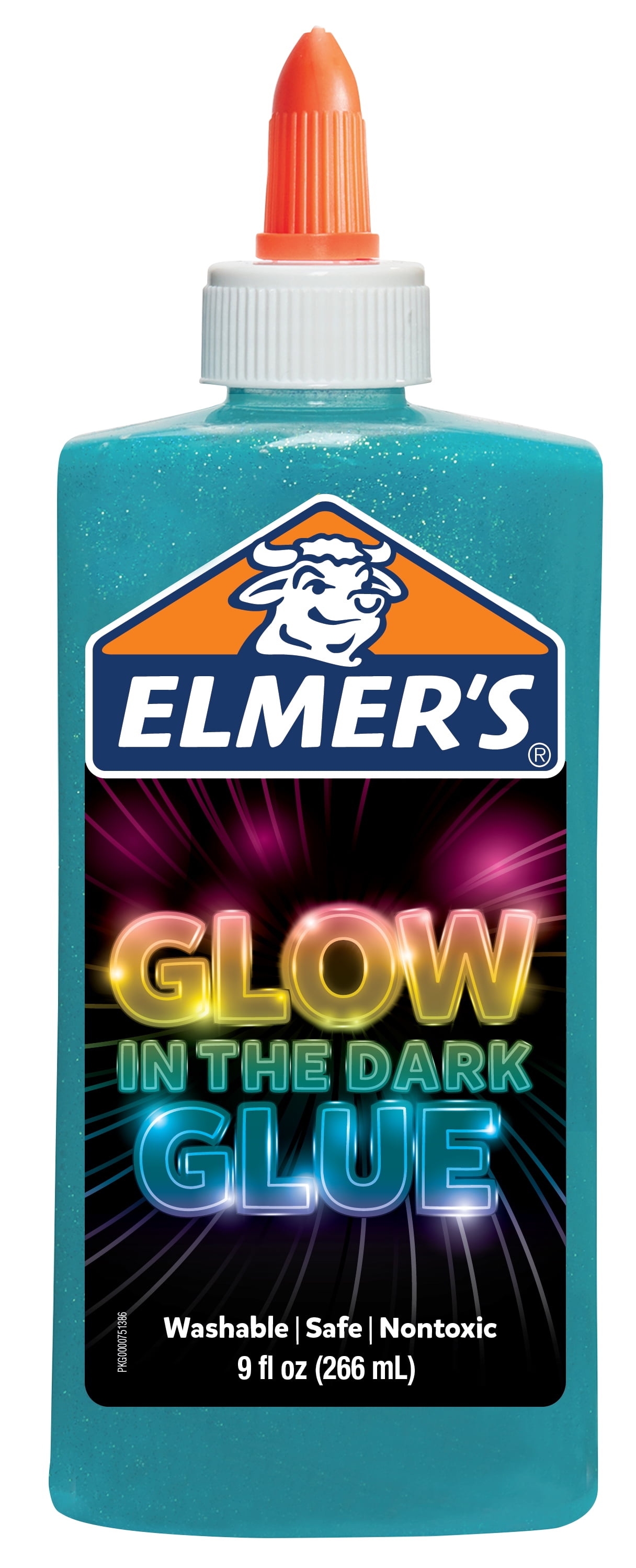 Elmers Glow In The Dark Glue Orange Lot Of 3 Glow In The Dark Glue 5 Oz