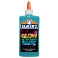 thumbnail image 1 of Elmer's Glow-in-the-dark Liquid Glue, Washable, Blue, 9 oz., 1 of 7