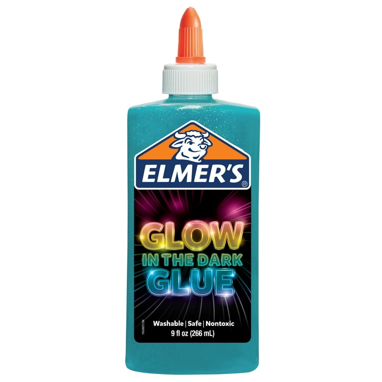 Elmer'S Glow in The Dark Liquid Glue, Washable, Blue, 1 Quart, Glue fo –  sandstormusa