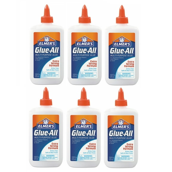 Elmer's Glue All Multi-Purpose Extra Strong Dries Fast 7.625oz (6-Pack)