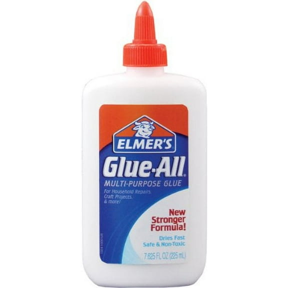 Elmer's Glue-All Multi-Purpose Liquid Glue, Extra Strong, 7.625 Ounces, 1 Count (Pack of 12)
