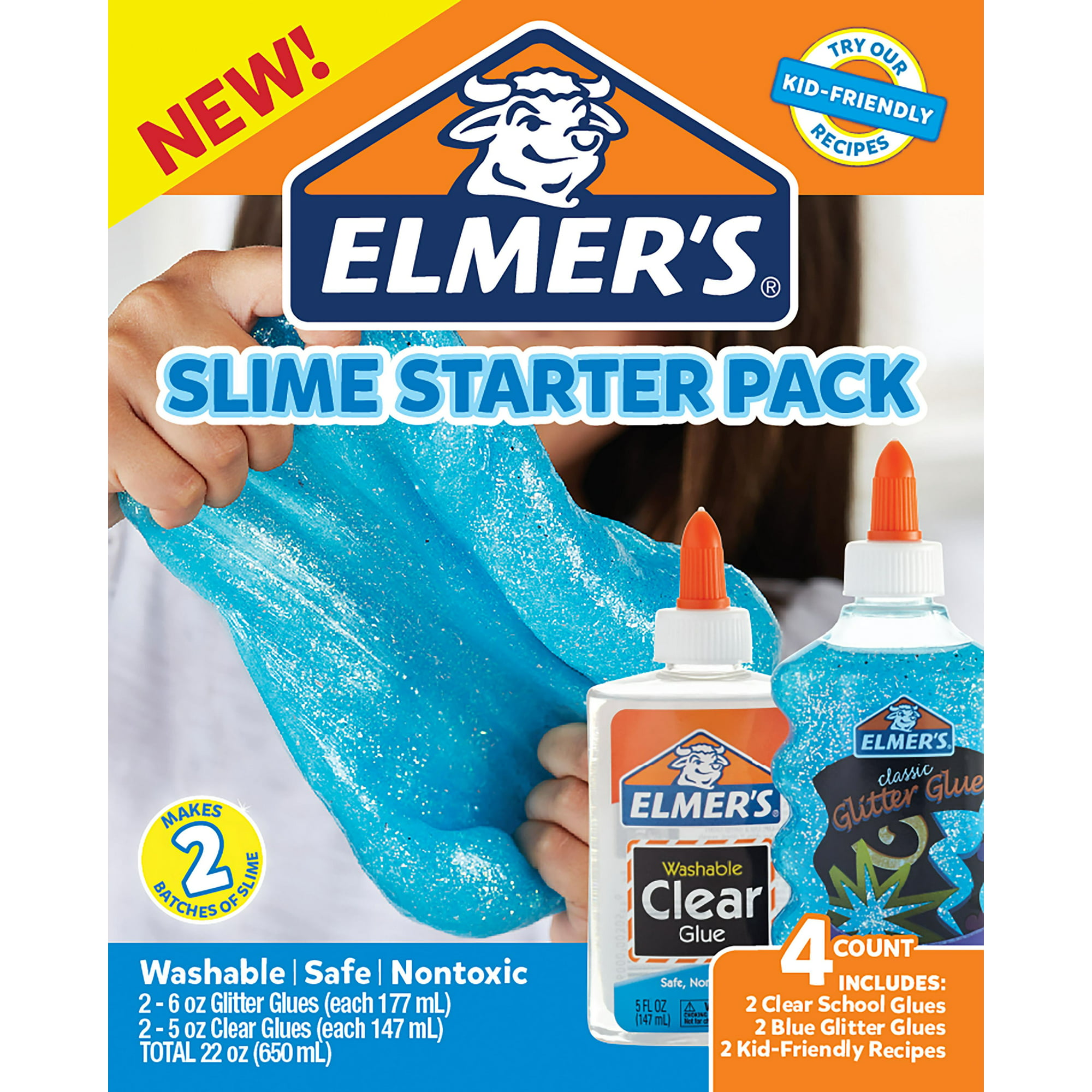 Elmer's Translucent Color Slime Making Kit with Blue Washable Glue