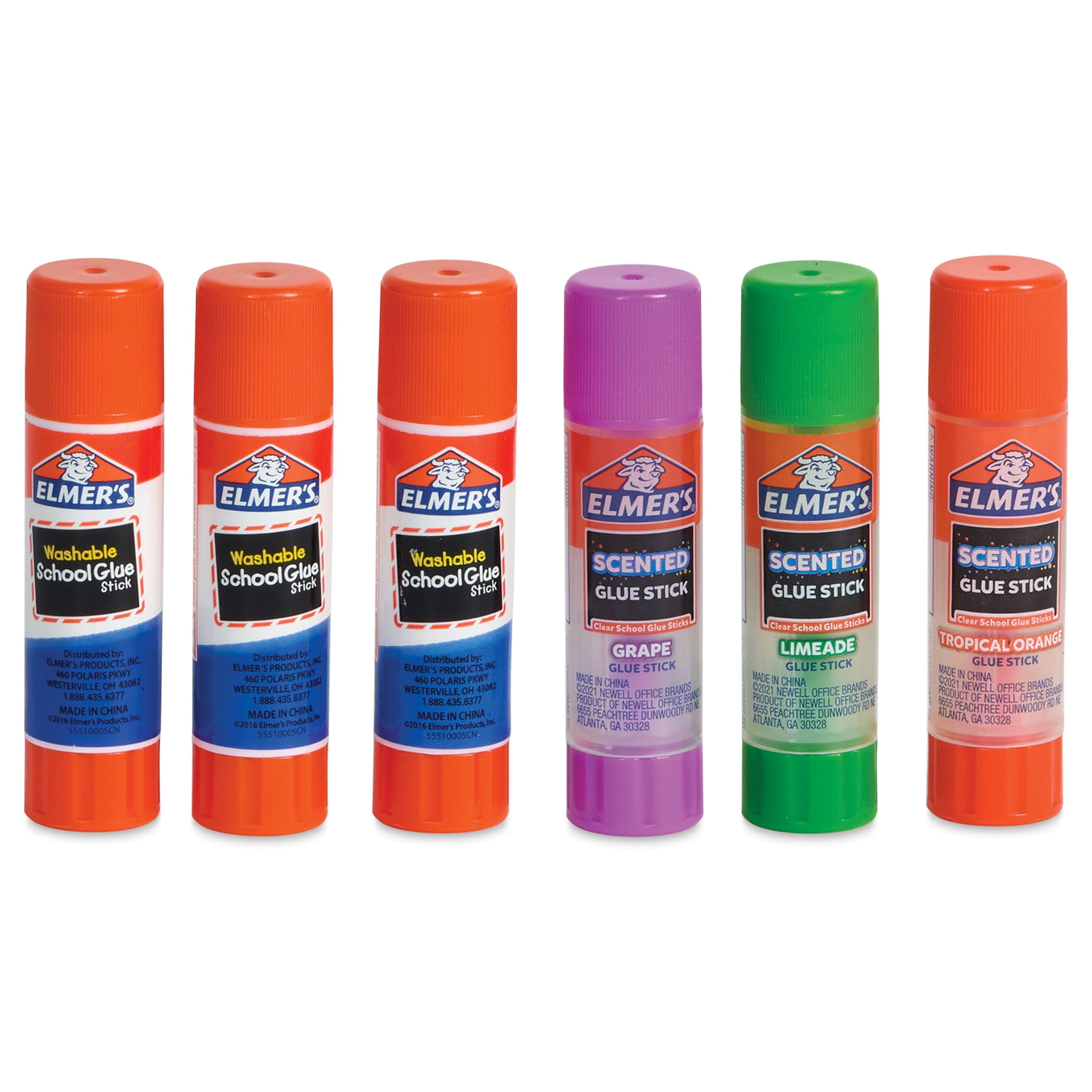 Elmer's Glue Stick Combo Pack - 0.21 oz, Pkg of 6