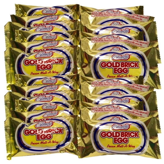 Elmer's Gold Brick Mini Chocolate Eggs, 1 Oz., 24 Count