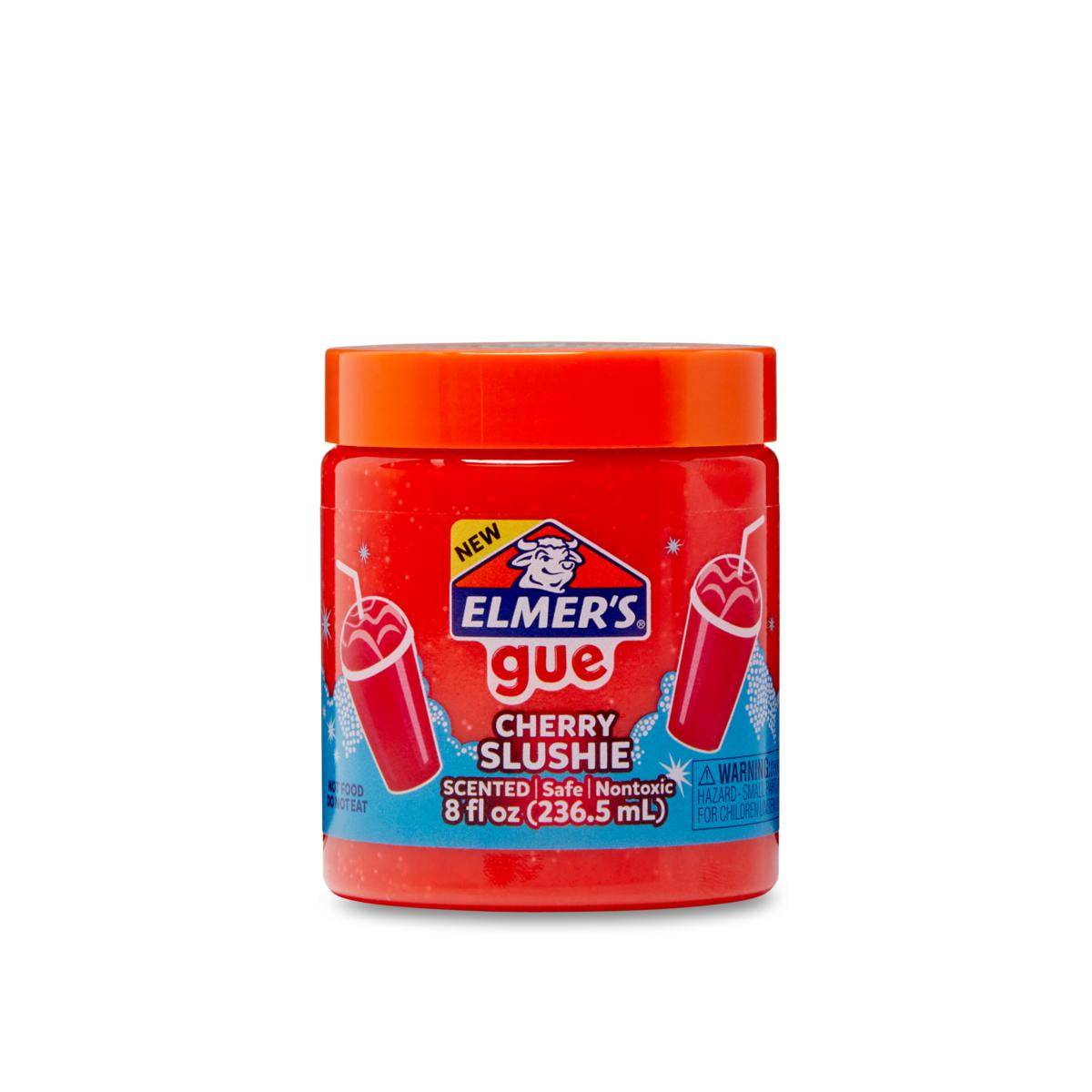 Slushee Slime R Elmer's Gue Cherry Slushie Scented Slime, Red, 8 fl oz, Jar (8 Pack ...