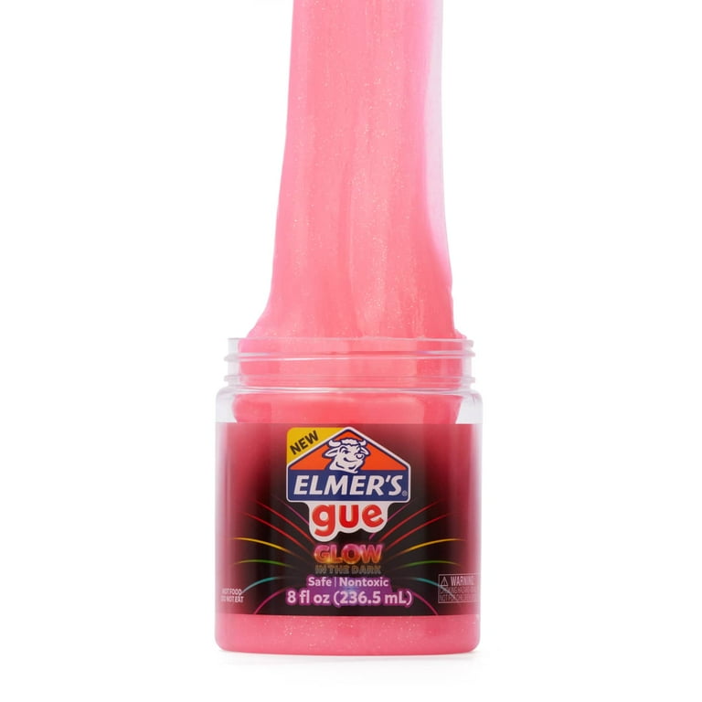 Elmer's Glow in the Dark Pink Pre-Made Slime, Scented, oz