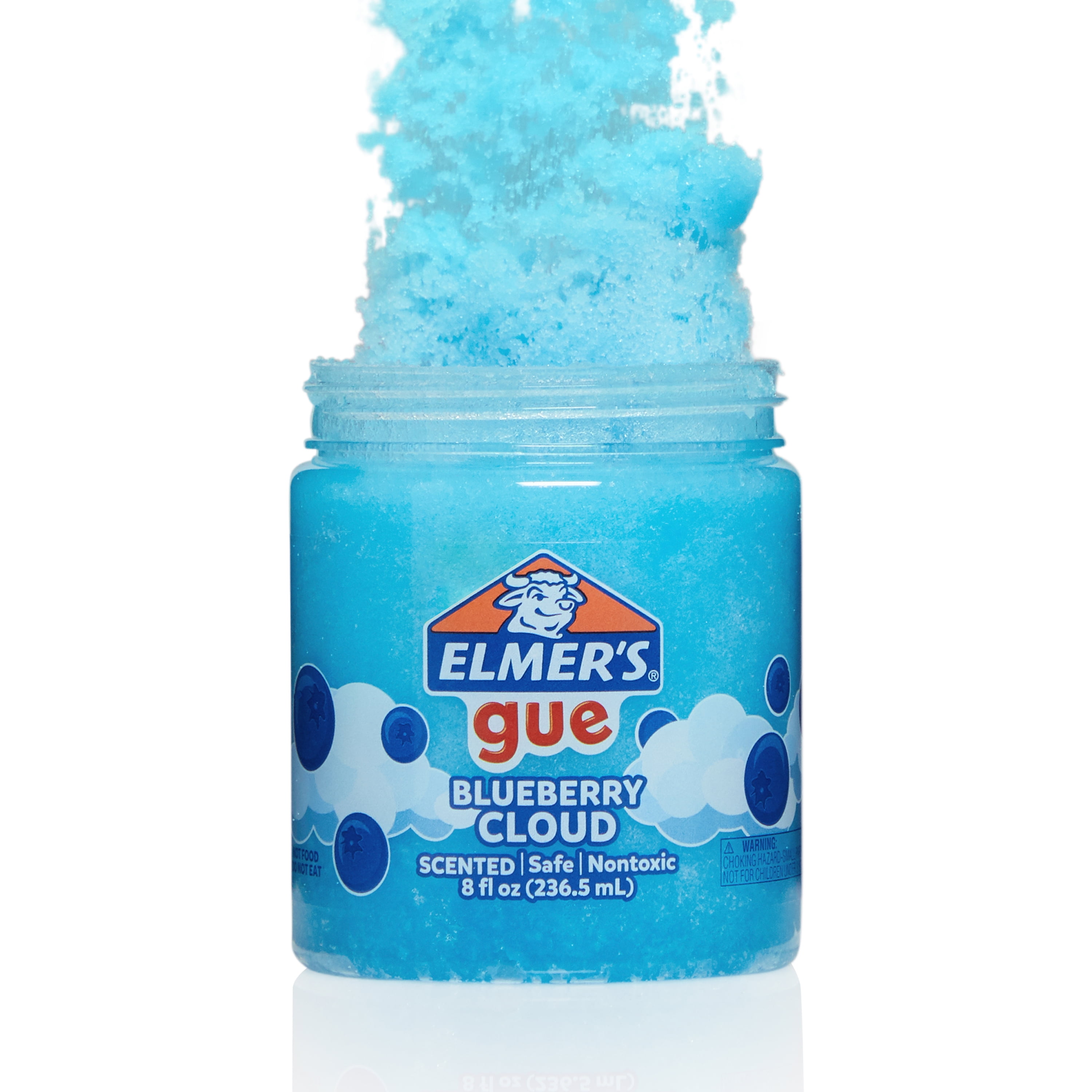 Elmer's Gue Pre Made Slime, Blueberry Cloud Slime, Scented, 1 Count