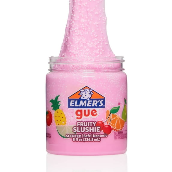 Elmer's Gue Pre Made Slime, Fruity Slushie Crunchy Slime, Scented, 1 Count