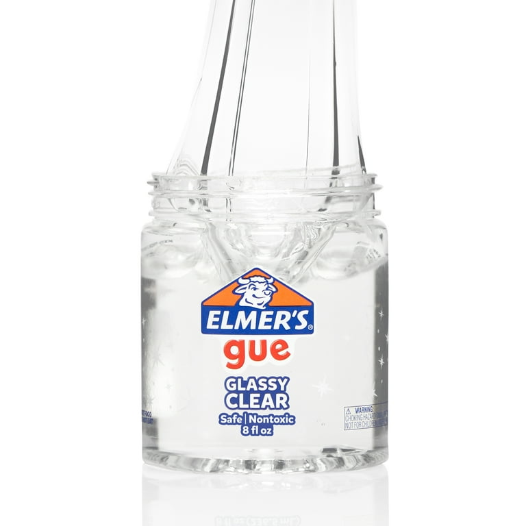 Elmer's Gue Premade Glassy Clear Slime, 8 oz.