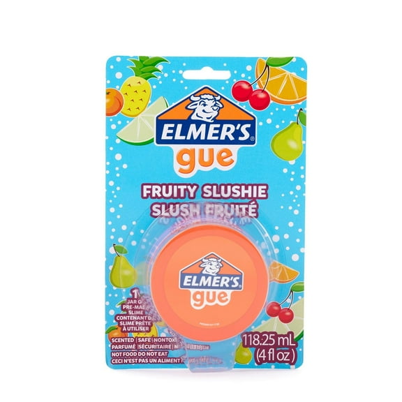 Elmer's Gue Premade Slime Fruity Slushie Crunchy Slime Scented 1ct