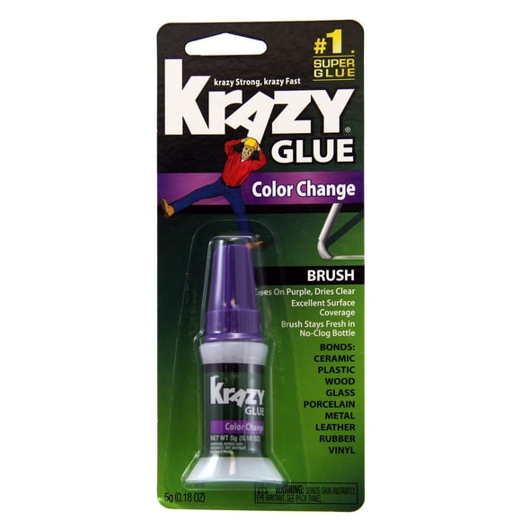 Elmer's Instant Krazy Glue Color Change 1 min Dry Time