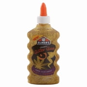 Elmer's Liquid Glitter Glue, Washable, Gold, 6 Ounces, 1 Count - Great for Making Slime