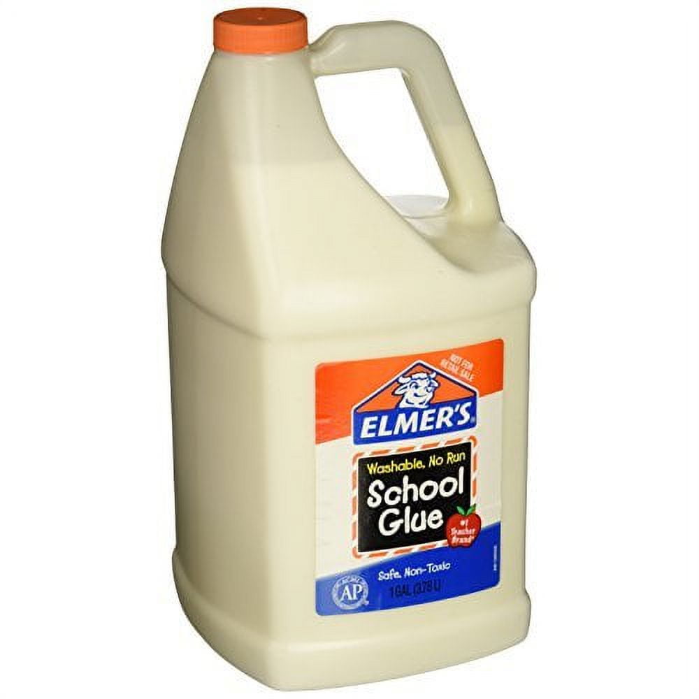 Elmer's School Glue, 1 gal, Dries Clear