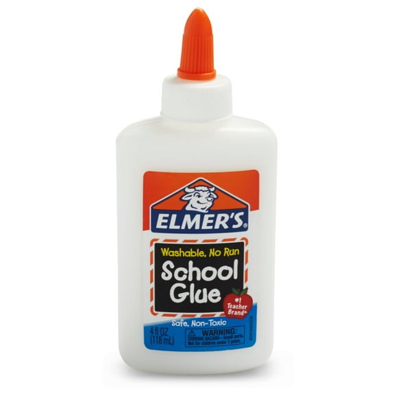 Elmer's Liquid School Glue, Washable, 4oz., 1 Count