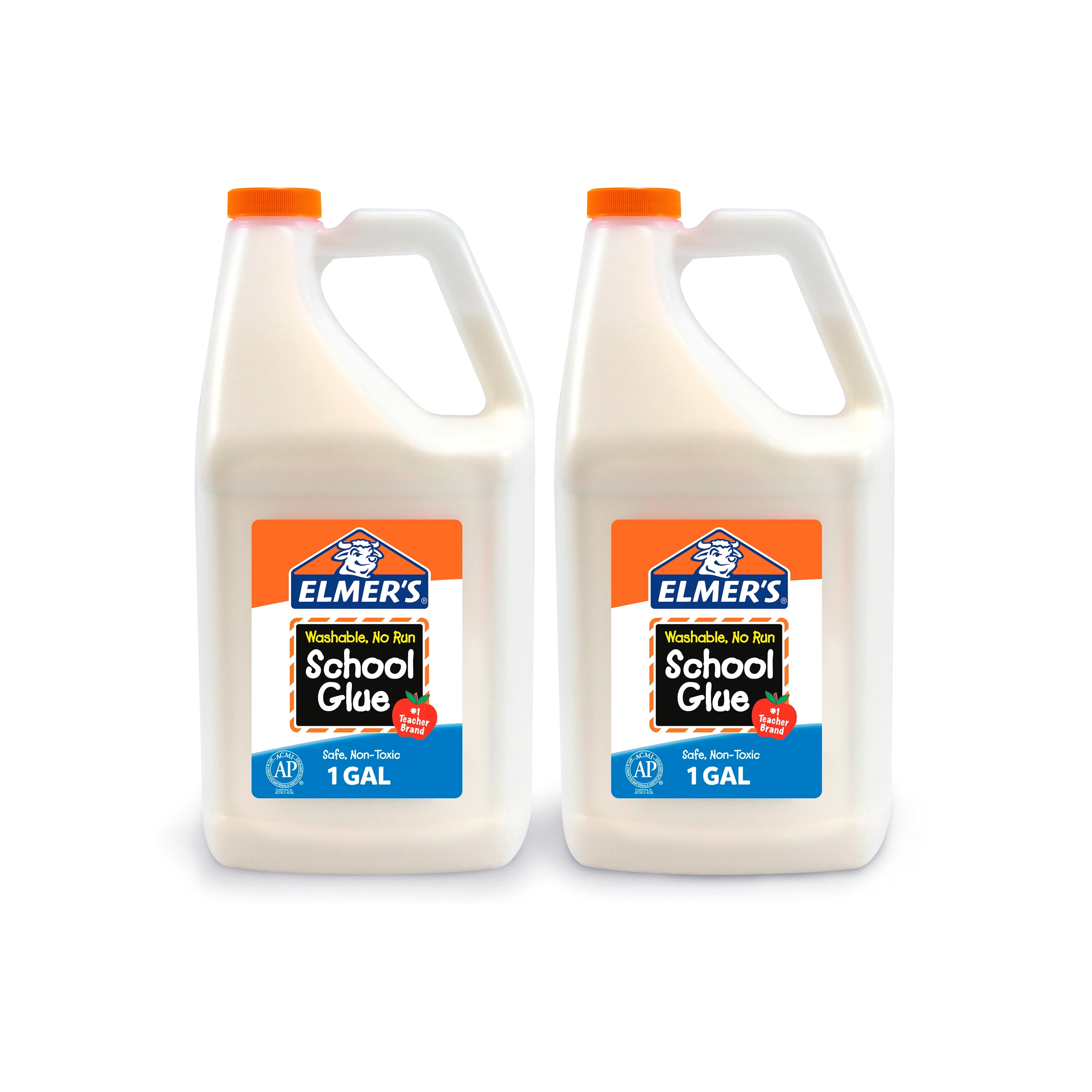  Elmer's Liquid School Glue, Washable, 1 Gallon, 2 Count :  Office Products