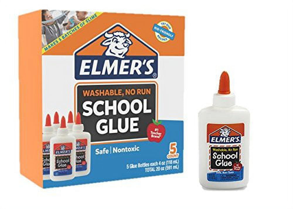 Elmer's Washable School Glue, Non-Toxic - 4 fl oz (Pack of 3), 3 pack -  Fry's Food Stores