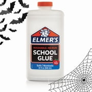 Elmer's Liquid School Glue, White, Washable, Great for Making Slime, 1-Quart (32 oz.), Dry time 5 min.