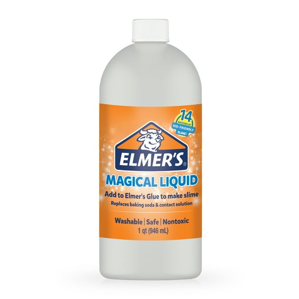 Elmer's Glue Magical Liquid Slime Activator Solution, 32 oz. - Walmart ...