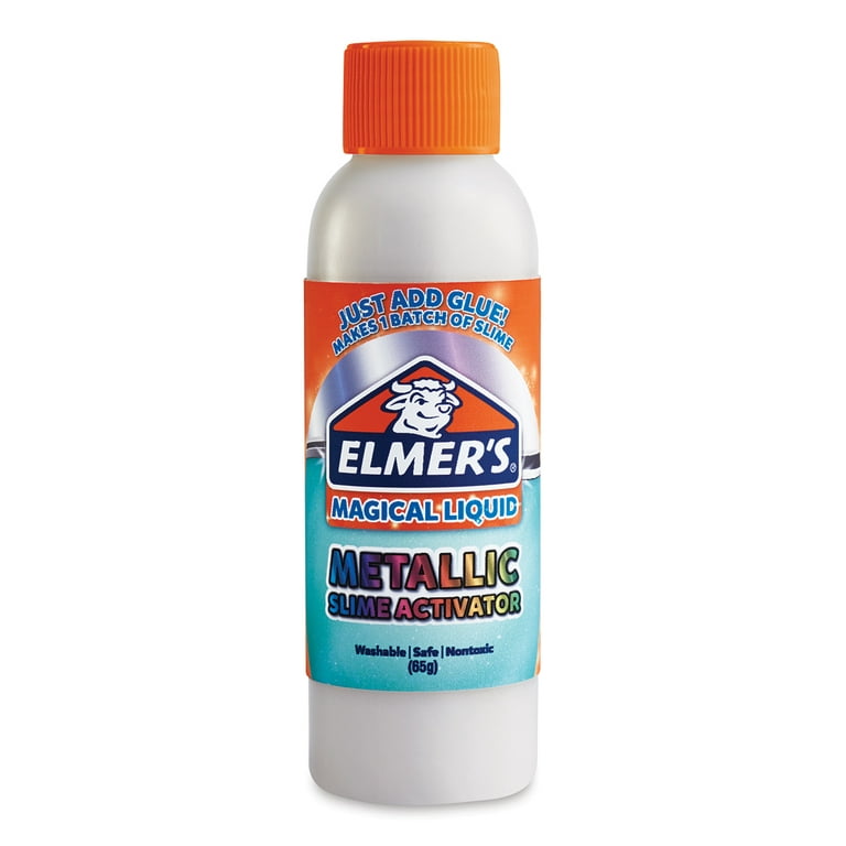  Elmer's Metallic Slime Activator  Magical Liquid Glue Slime  Activator, 8.75 FL. oz. Bottle - Great for Making Metallic Slime : Arts,  Crafts & Sewing