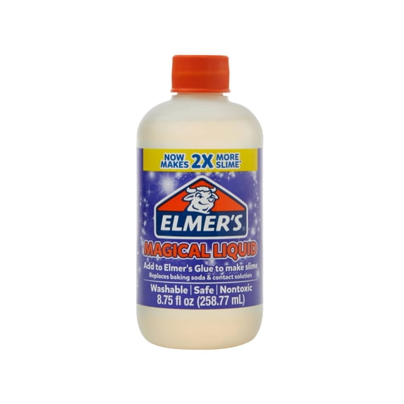 Elmer's Slime Activator | Magical Liquid Slime Activator Solution, Updated Formula for Twice as Much Slime, (8.75 floz.)