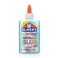 thumbnail image 1 of Elmer's Metallic Liquid Glue, Great for Making Slime, Washable, Teal, 5 Ounces, 1 of 7