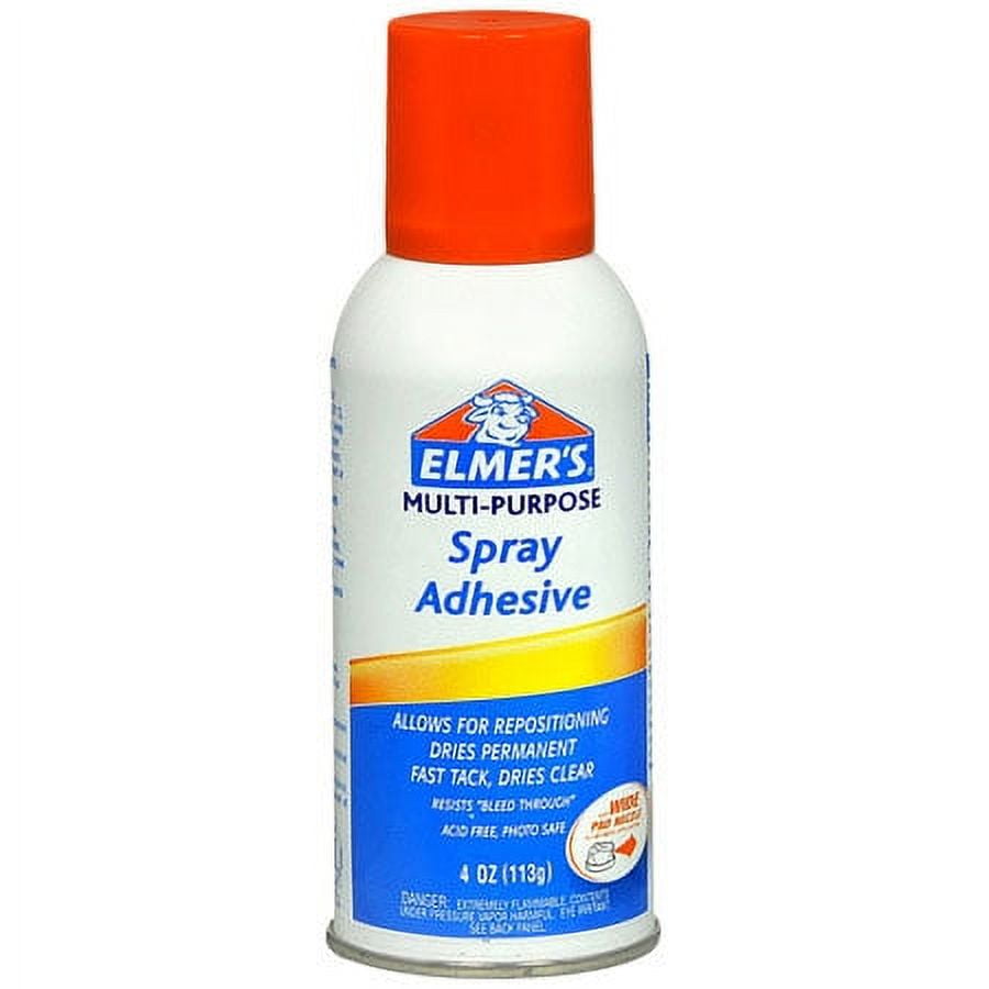 BUNDLE* Elmer's Multi-Purpose 4oz. Spray Adhesive - 4pc Clear E452  655003790559