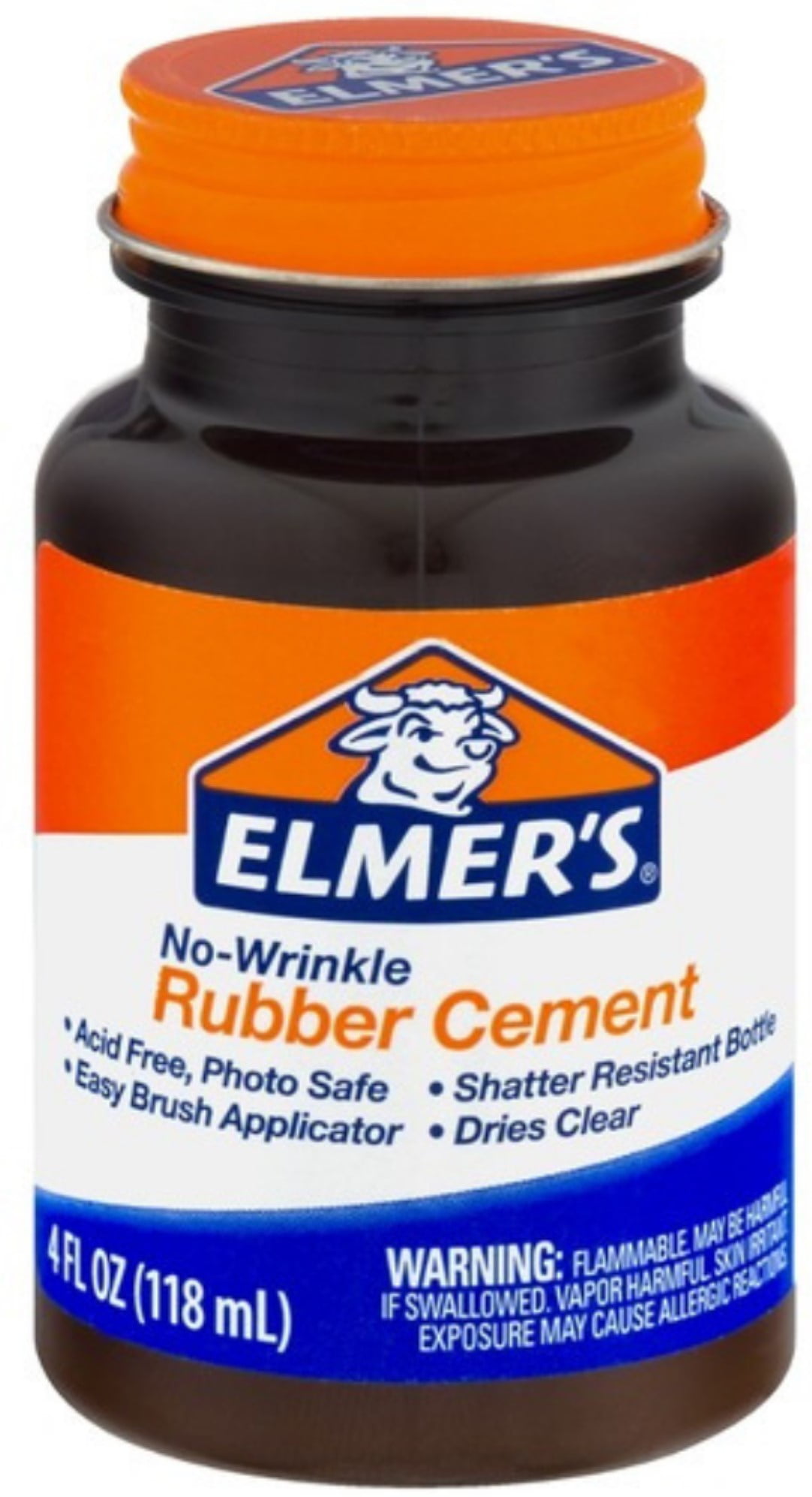 The Teachers' Lounge®  Rubber Cement, 4 oz w/Applicator, Pack of 6