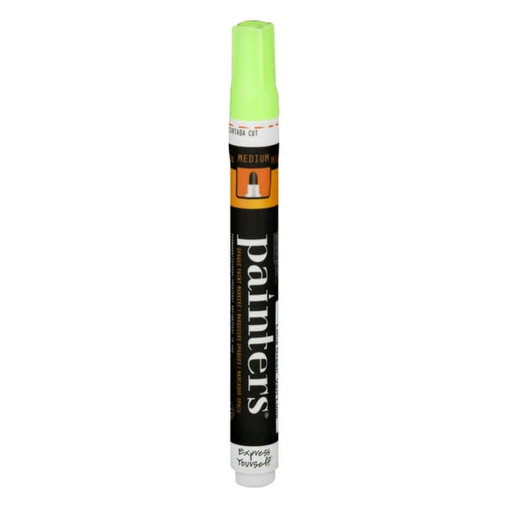 Elmer's Painters Acrylic Paint Markers Medium with Non-toxic Formula, Chisel Point, Neon Green