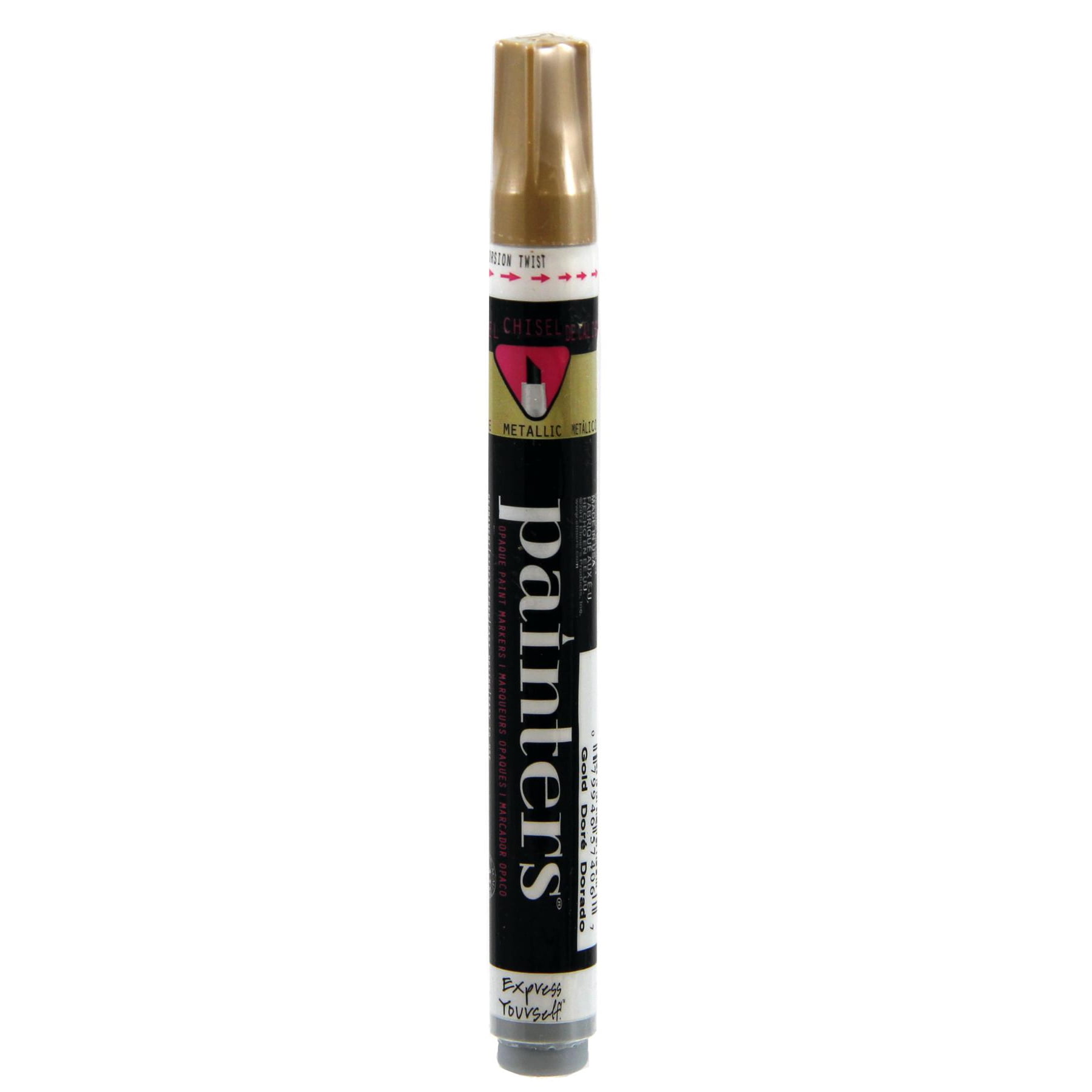 Elmer's Painters Opaque Paint Marker, Chisel, Gold