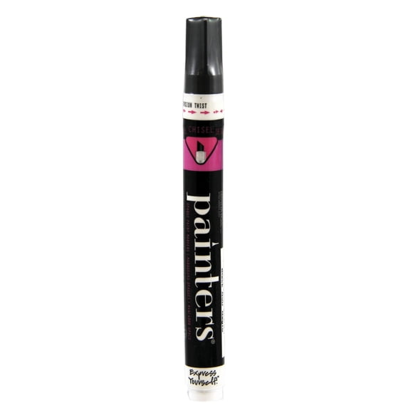 Elmer's Painters Opaque Paint Marker, Chisel Tip, Black, 1 Count