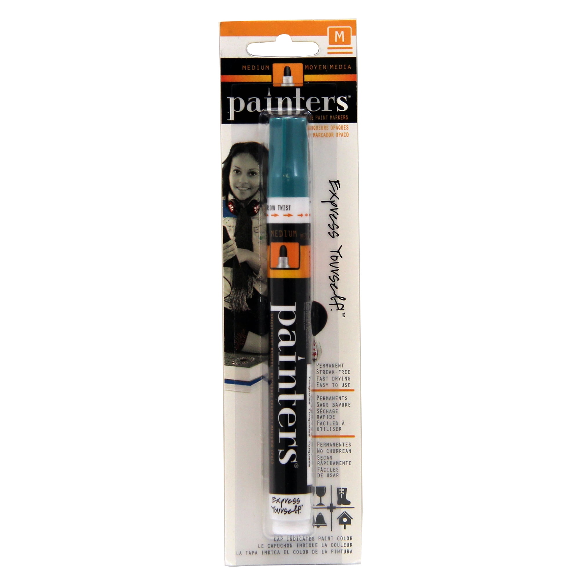 Elmer's Painters Opaque Paint Marker, Medium Point, Turquoise, 1 Count