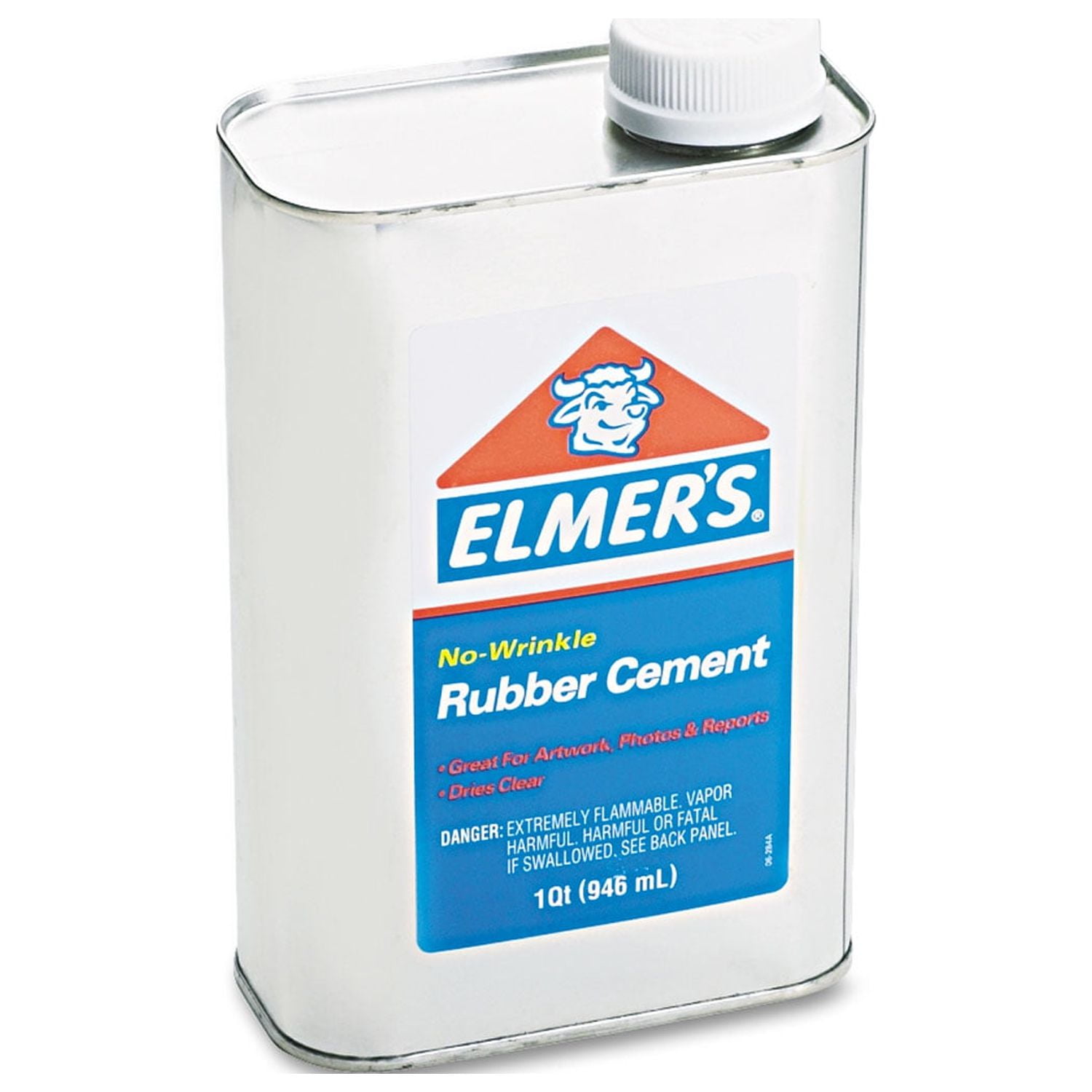 Elmer's Rubber Cement, 32 oz, Dries Clear (233)