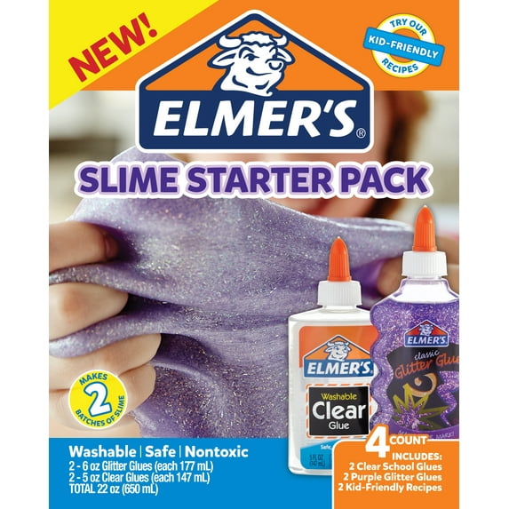 Elmer's Slime Kit 4/Pkg-Purple