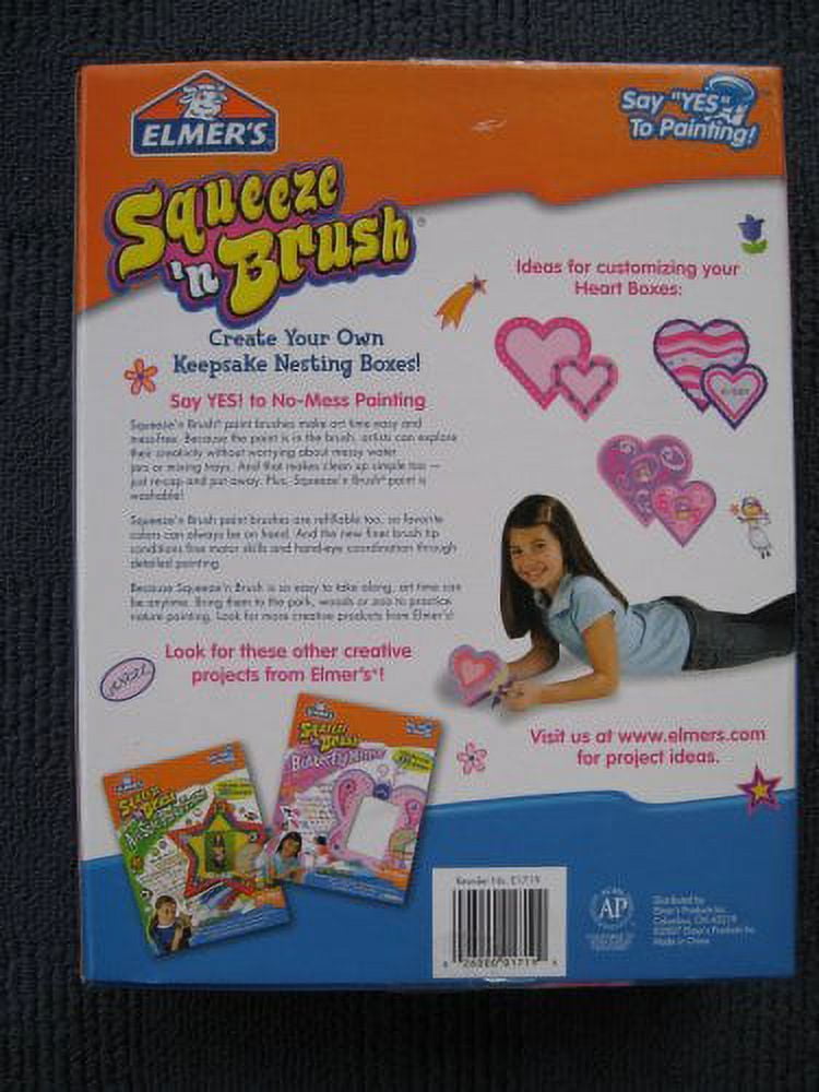 Galt Toys – Pinceaux à Peindre Squeeze 'n Brush, 12 Couleurs Classiques, Lavables, Dès 3 Ans