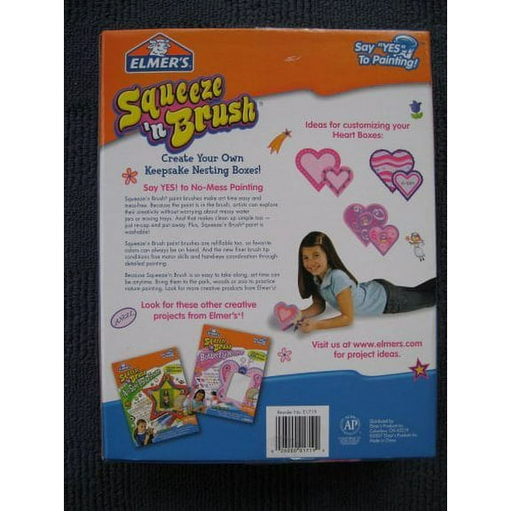 Elmer's Squeeze 'n Brush Create Your Own Keepsake Nesting Boxes