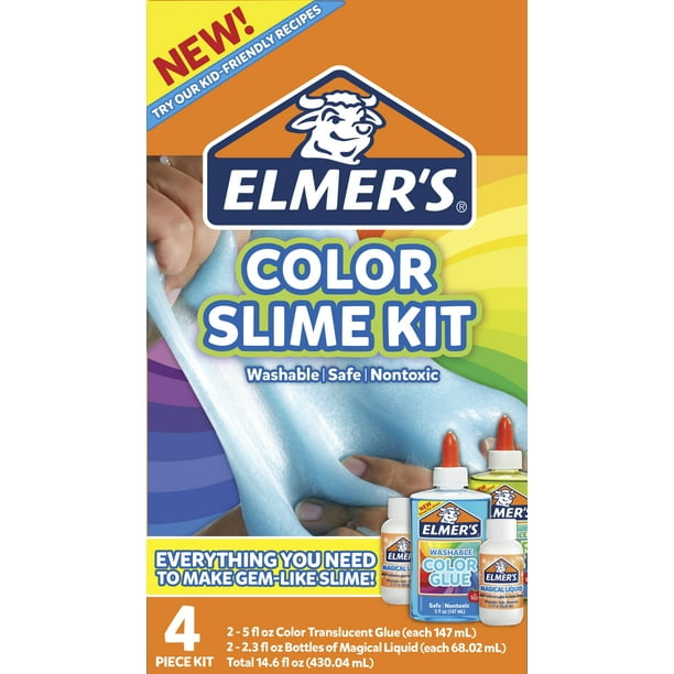 Elmer's Transparent Slime Kit with Magical Liquid, 4 Piece Set - Walmart.com
