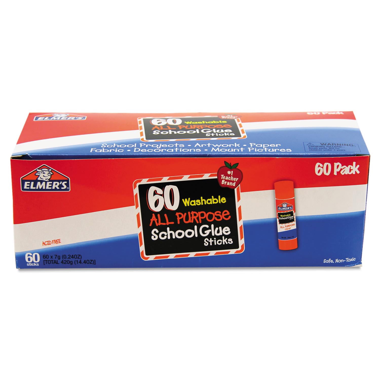 Bulk 60 Pc. .24 oz Elmer's® All-Purpose Washable School Glue