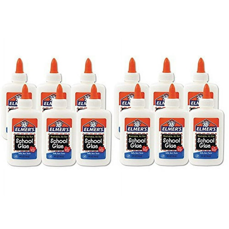 12 Pack of 4 oz. Washable School Glue - Bulk School Supplies Wholesale –  backpackstx