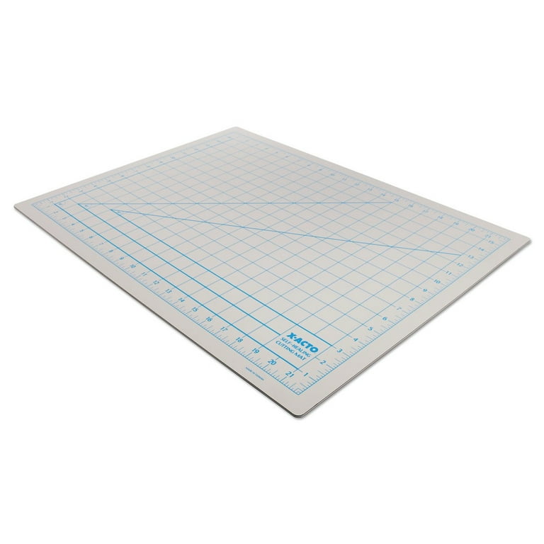 X-acto Self-Healing Cutting Mat Nonslip Bottom 1inch Grid 18 x 24 Gray