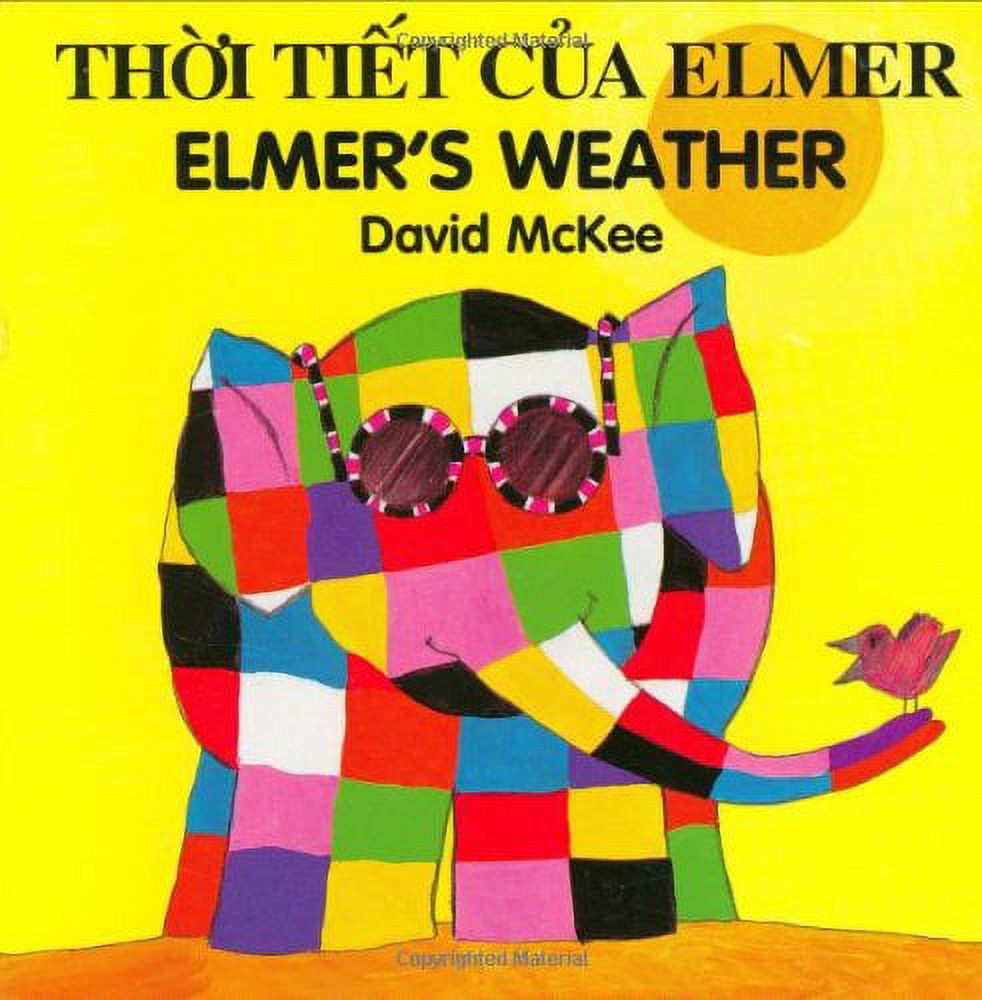 Elmer series Elmer's Weather (EnglishVietnamese) (Board book