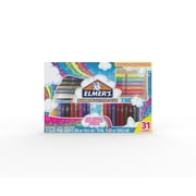 Elmer’s Rainbow Glitter Glue Pen Set, Assorted Colors, 0.356 Ounces Each, 31 Count