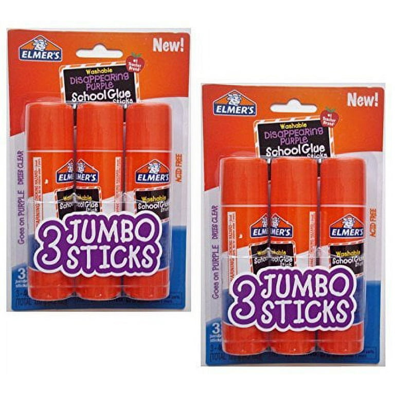 Scholastic Glue Sticks LOT of 2-4 packs (8 sticks total) .32 Oz