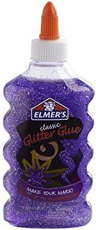 Elmers Liquid Glitter Glue, Washable Assorted Colors, 6 oz, 6 pack
