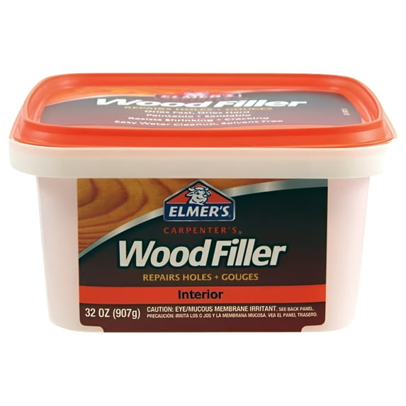 Elmer's Carpenter's Wood Filler, Natural, 32 oz