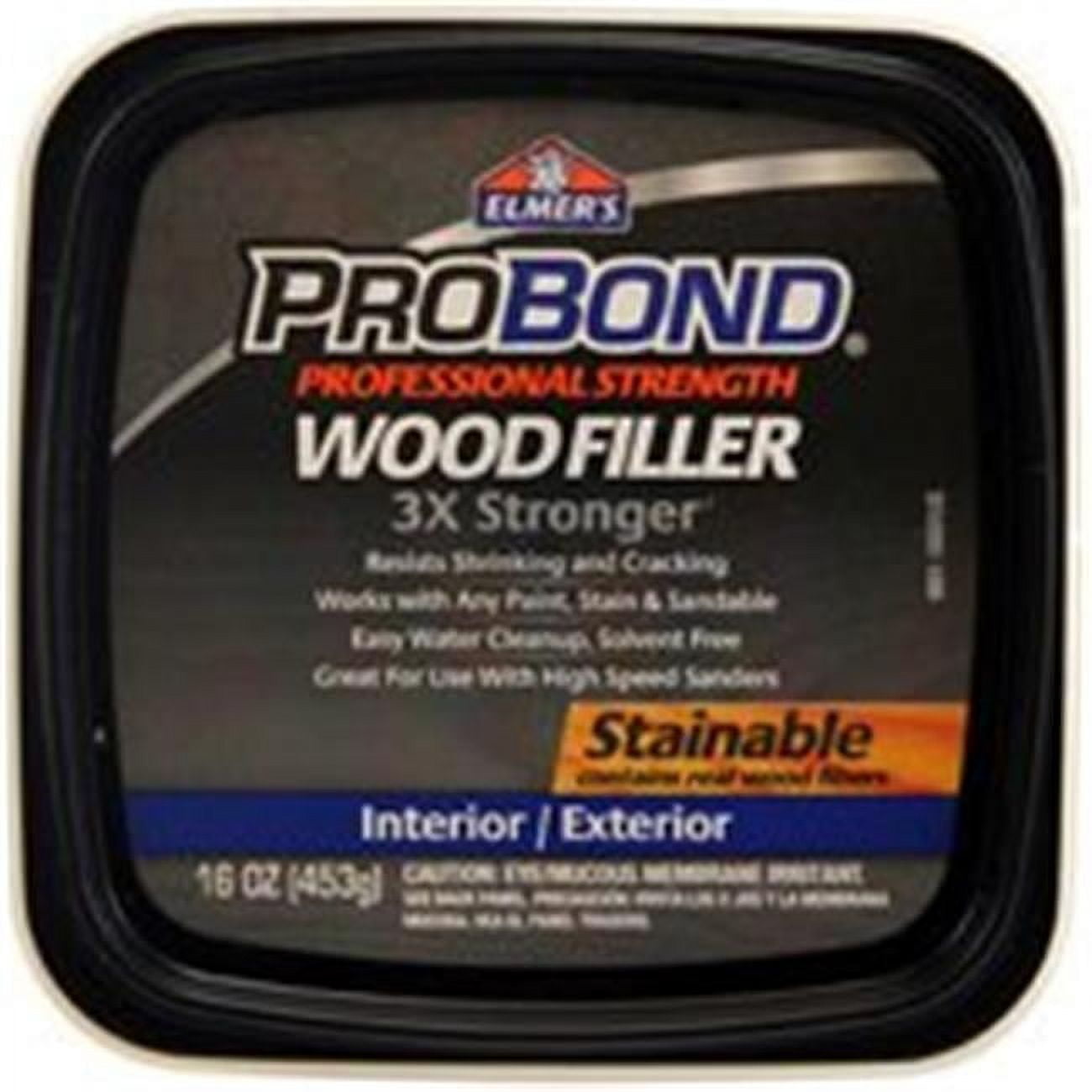 Elmers Products P9891 Probond Wood Filler Stainable, Pint