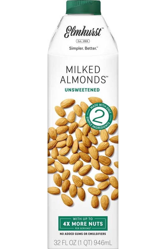Almond Milk, Unsweetened, 32 oz - Pack of 6