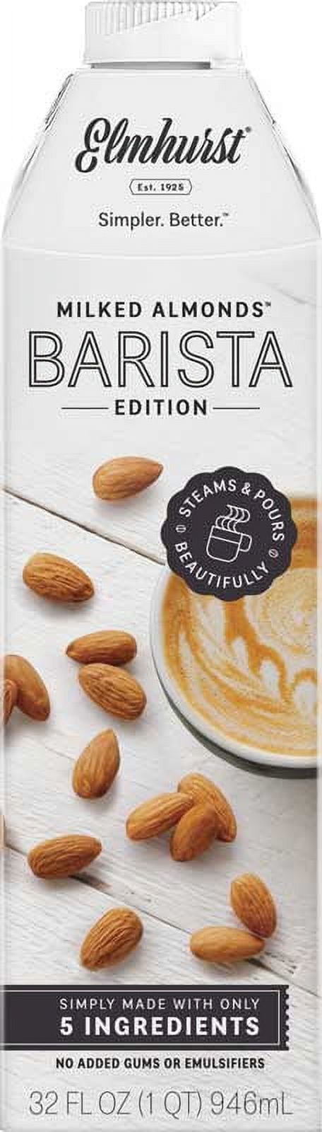 Elmhurst Barista Edition Almond Milk, 32 oz - Case of 6 - Walmart.com